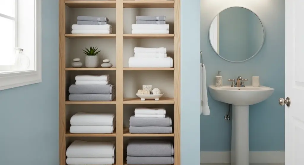 Open Shelf Storage Layout