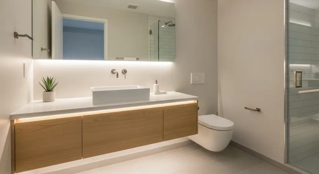 Floating Vanity Layout