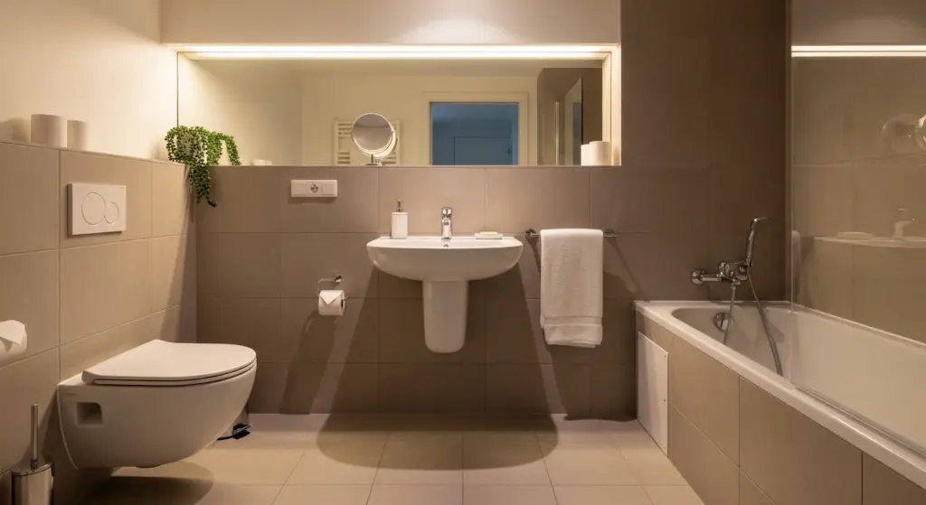 Neutral Color Palette Bathroom