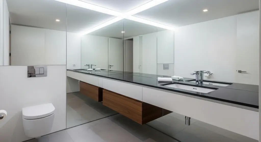 Mirror Illusion Bathroom Design