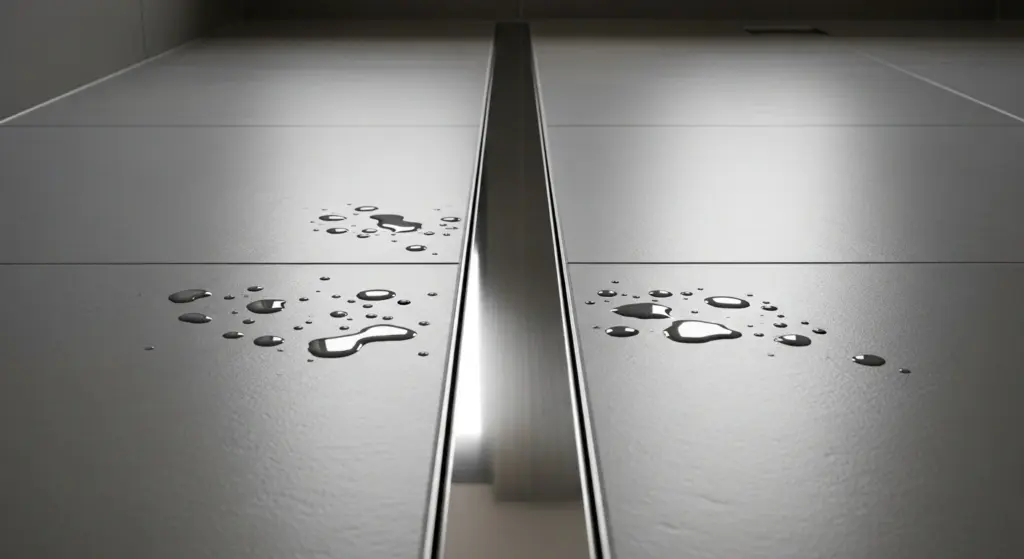 Use a Linear Drain Along the Shower Edge