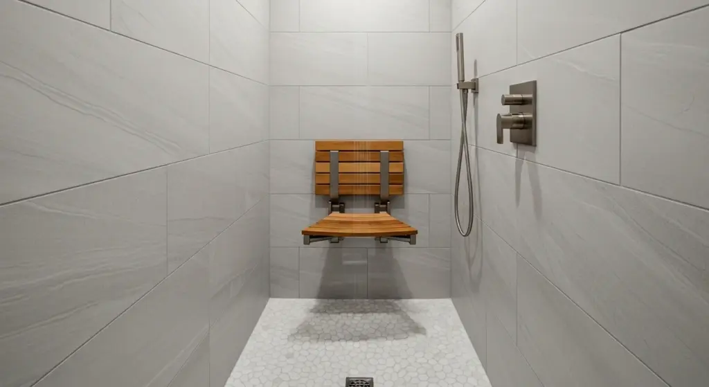 Install a Wall-Mounted Folding Seat