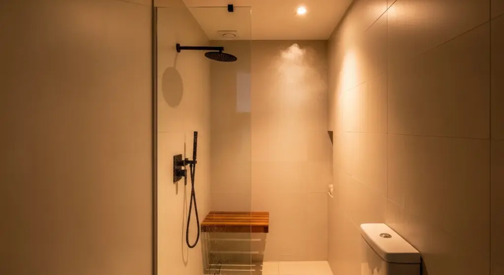 Add a Glass Panel (No Door) to the Shower