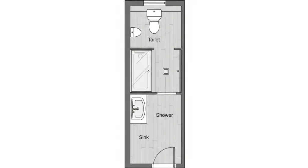 Put the Toilet at the Far End