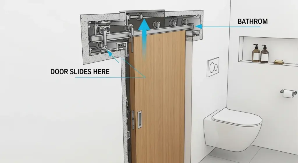 Install a Pocket Door Inside the Wall