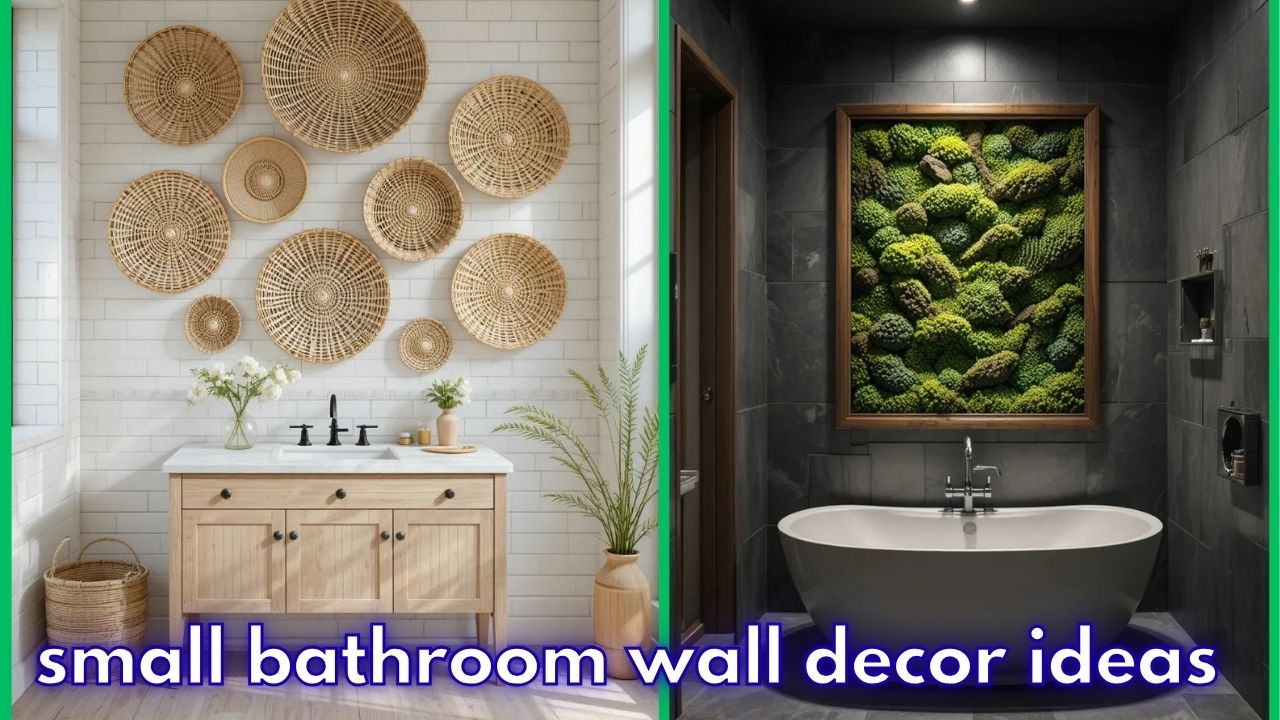 small bathroom wall decor ideas