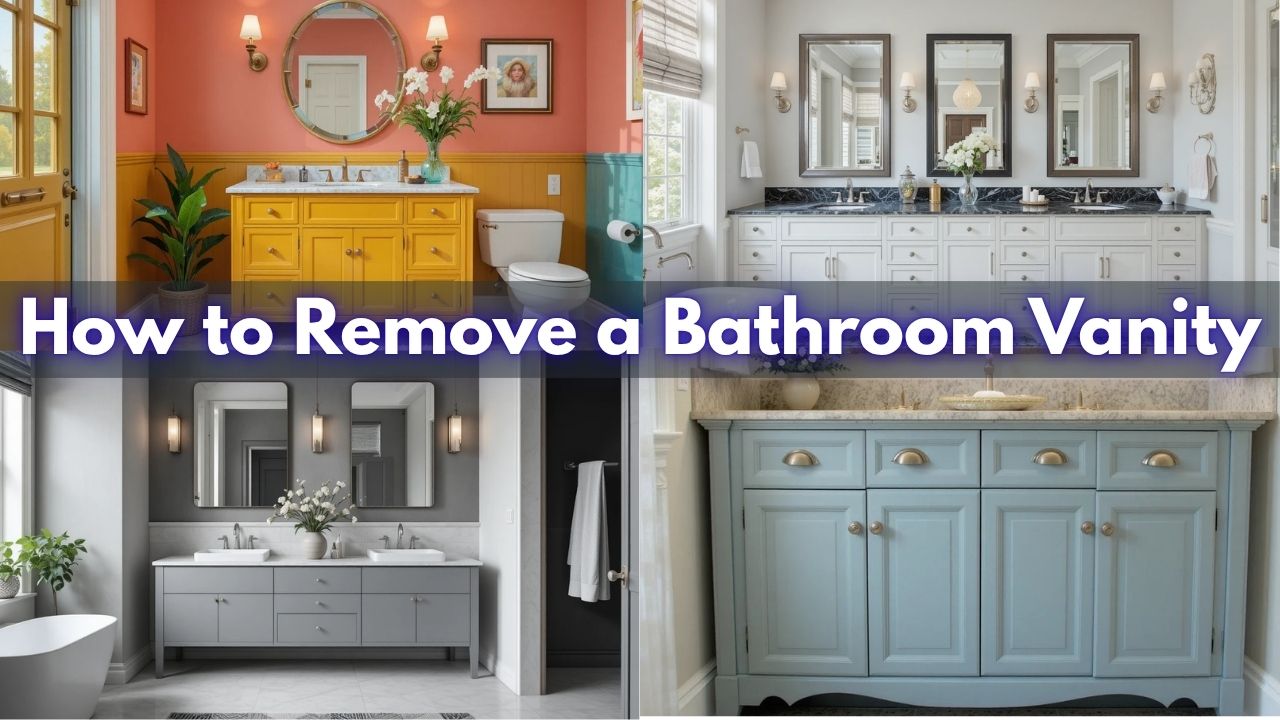 How to Remove a Bathroom Vanity