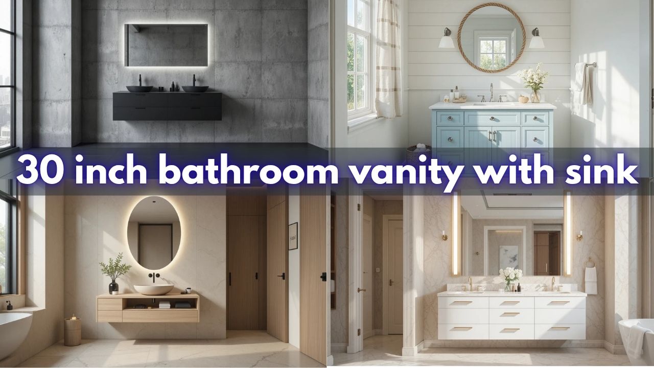 30 inch bathroom vanity with sink