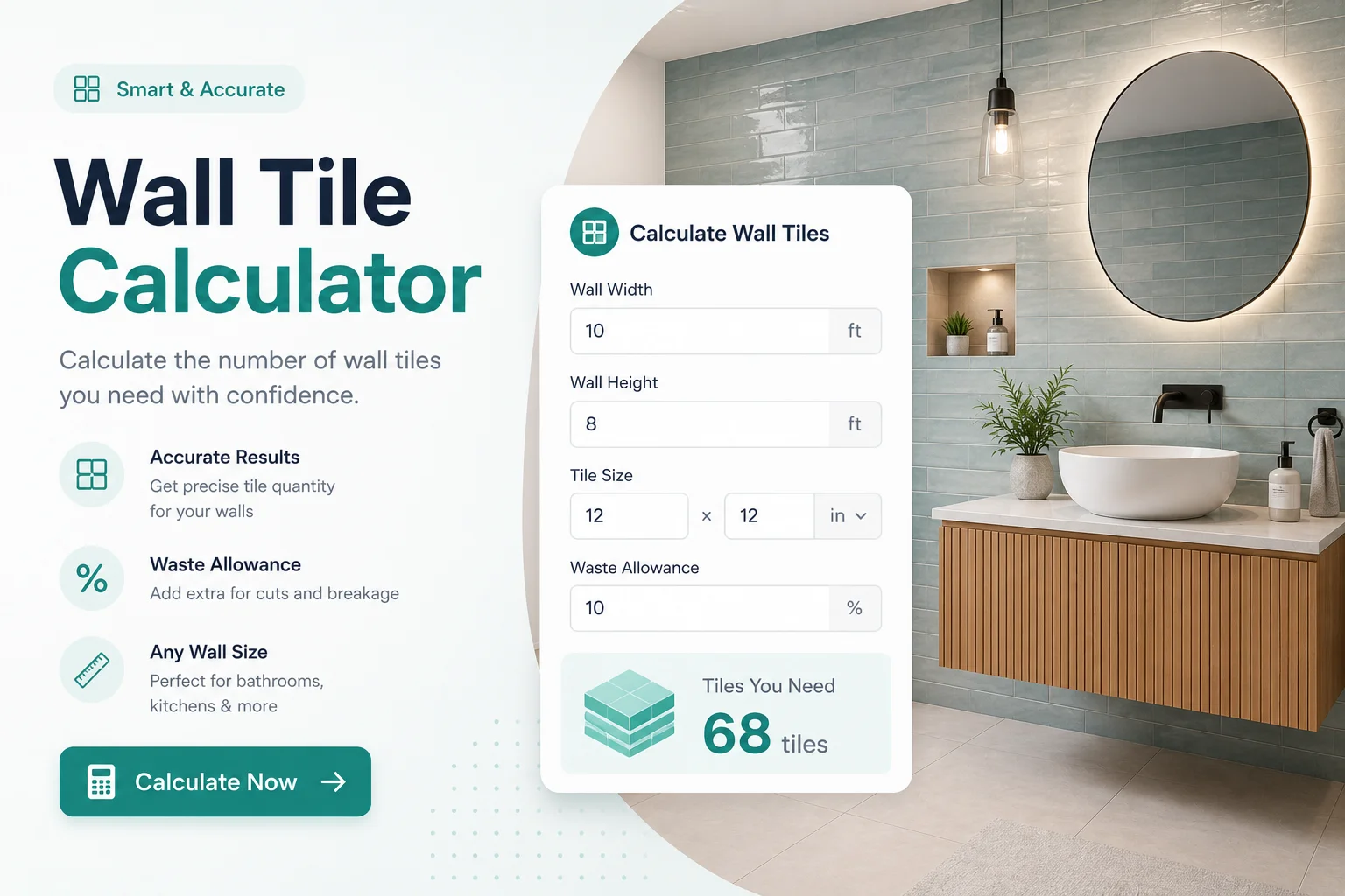 Wall Tile calculator