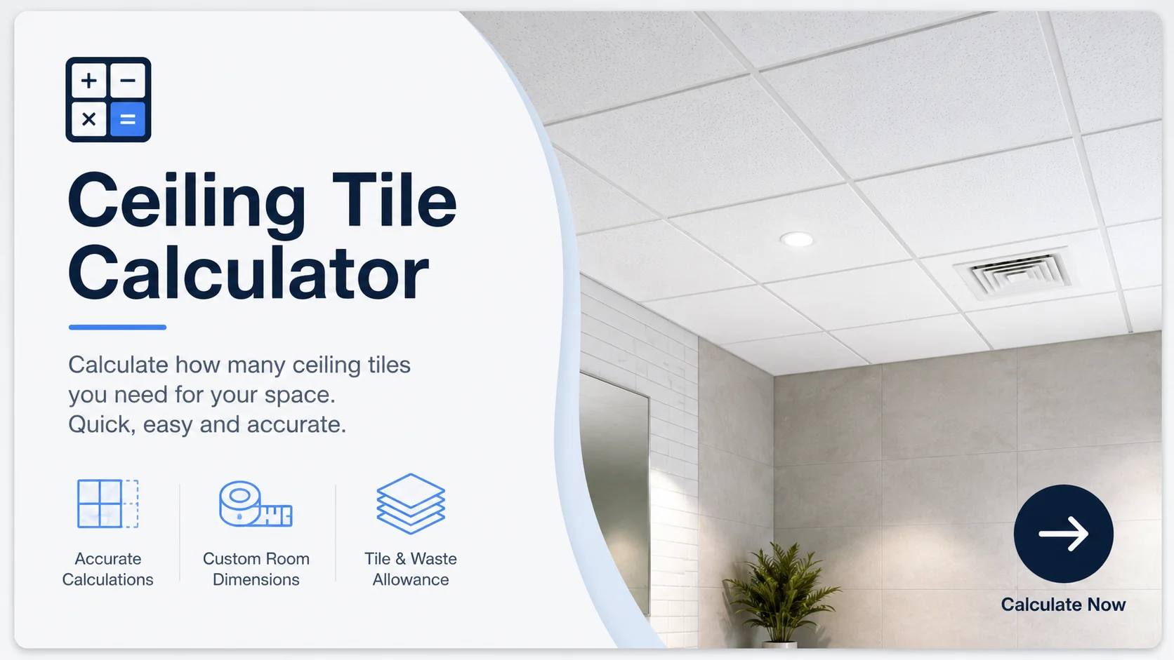 Ceiling Tile Calculator
